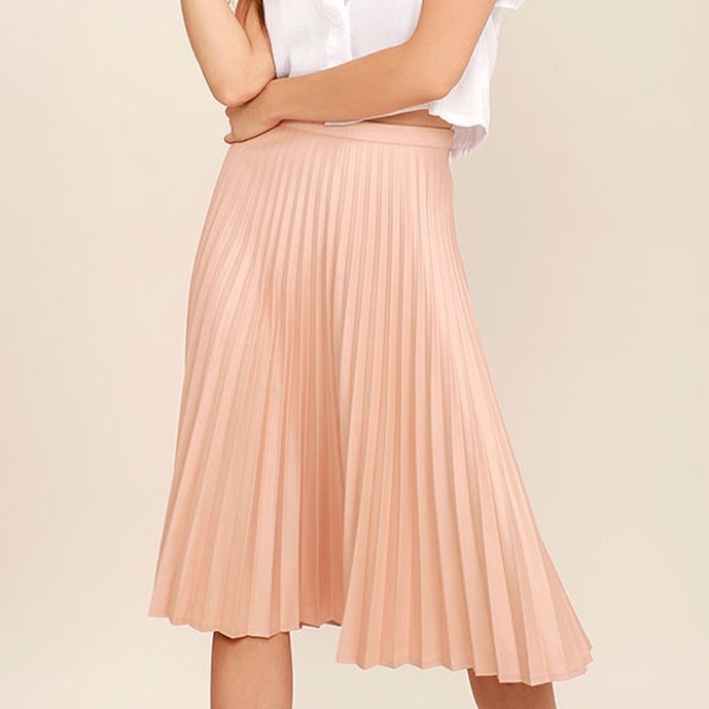 Lulu’s Pleated Midi Skirt